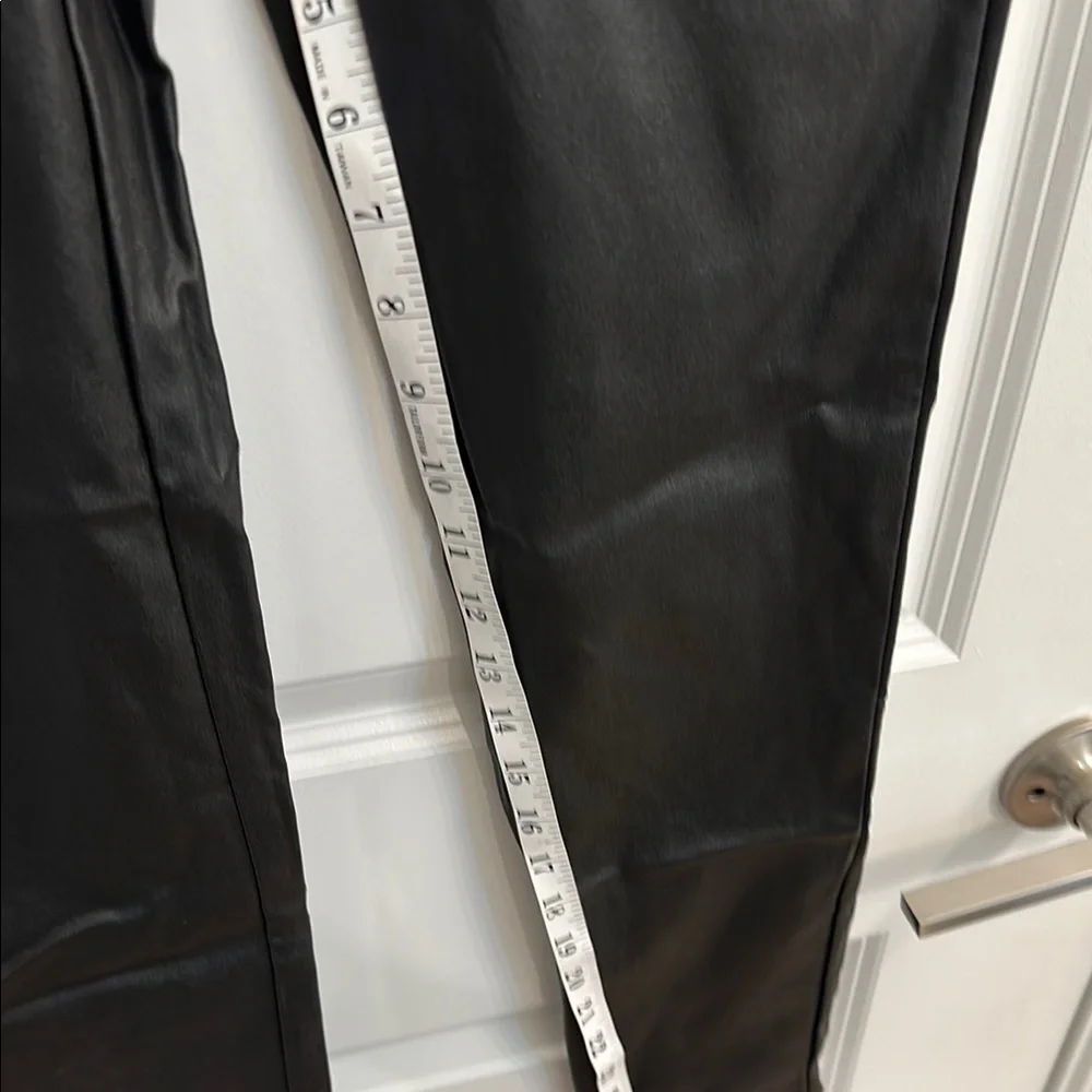 Marc New York Black faux leather High-Waisted Pants
